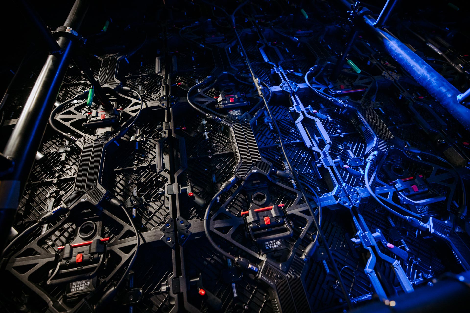 Backside of ROE Visual's Ruby LED panels