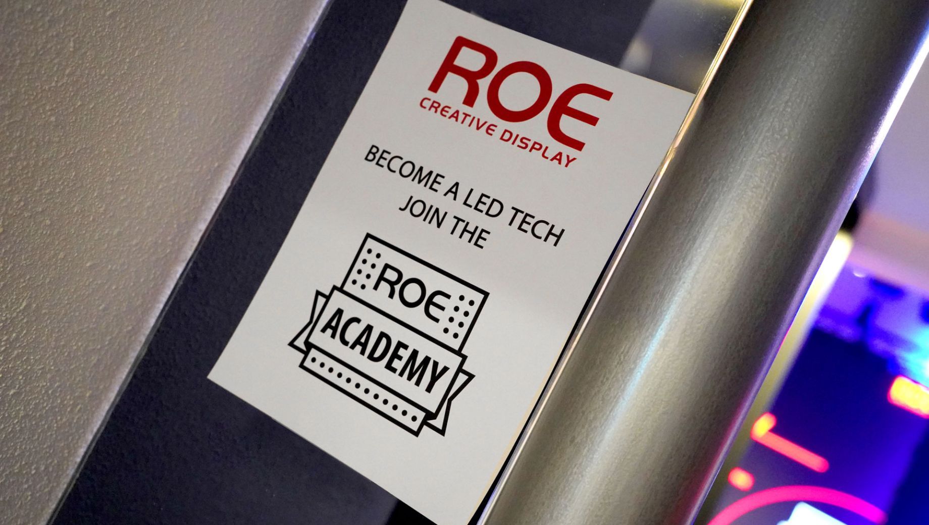 ROE Academy LED Technology training event
