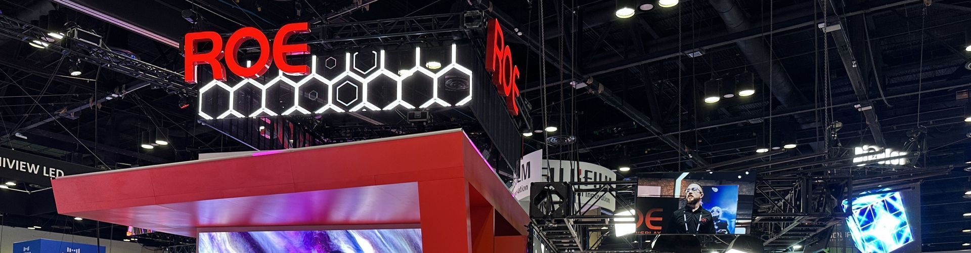 Roe Visual at Infocomm exhibition
