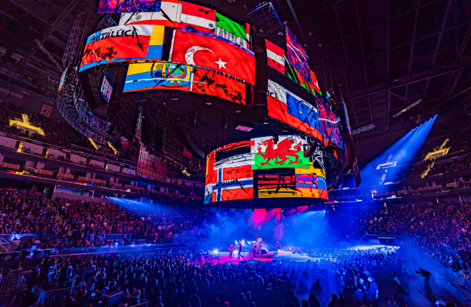 Metallica stage in concert