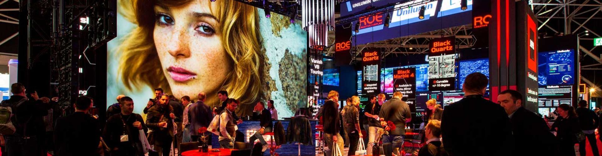 Roe visual at PLASA exhibition