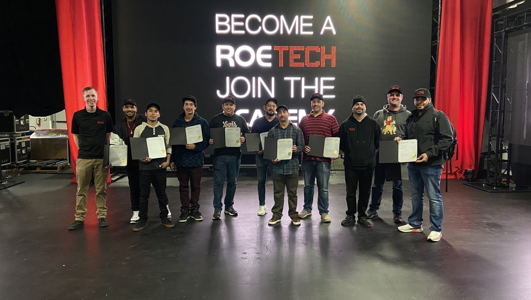 ROE Academy LED Technology training event