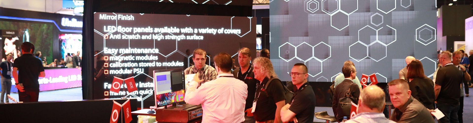 Roe Visual at Infocomm exhibition