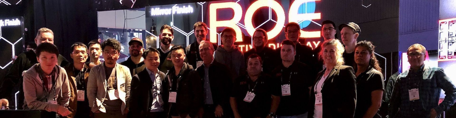 Roe visual at PLASA exhibition