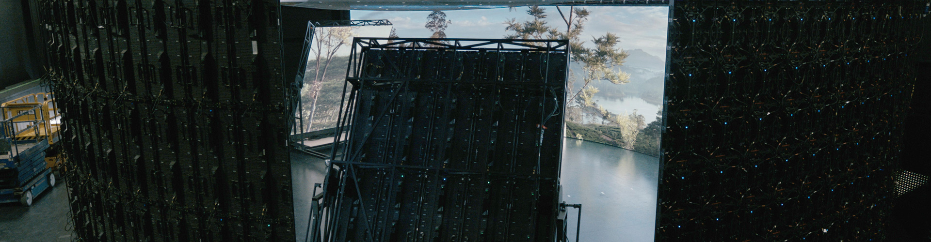 Virtual Production LED Volume with ROE Visual LED panels