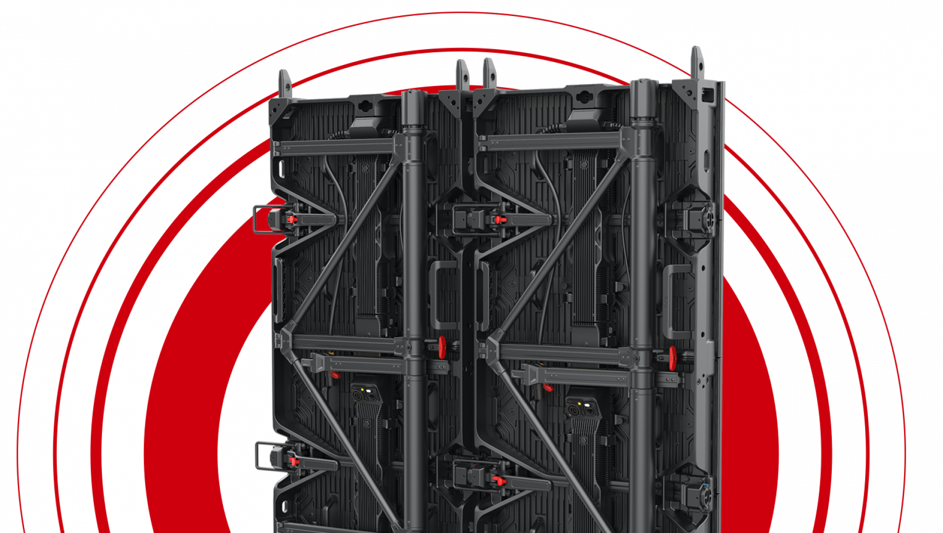 Bracing truss for Black Quartz LED panels