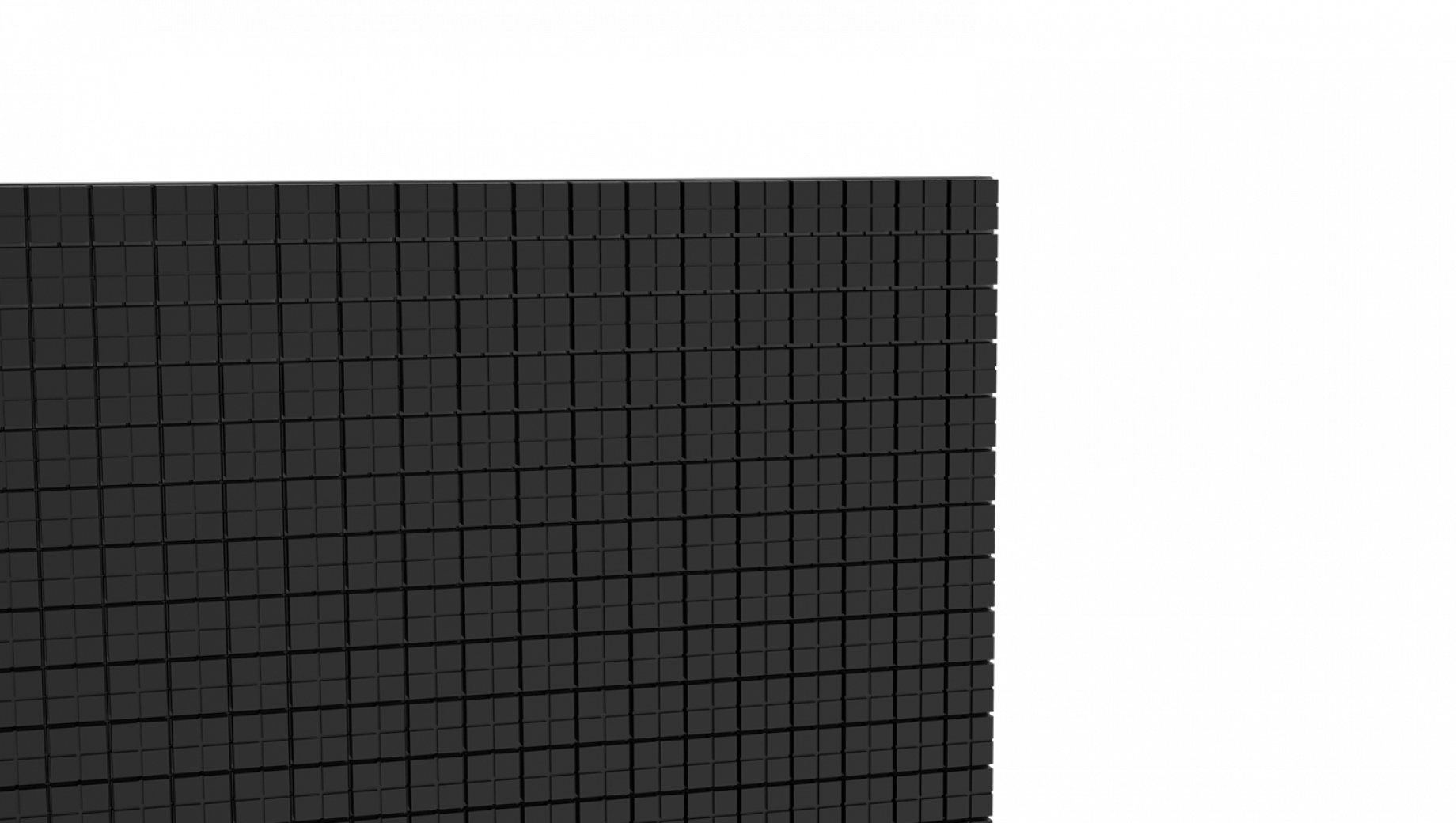 Ruby LED panels are fitted with exclusive 4in1 LEDs