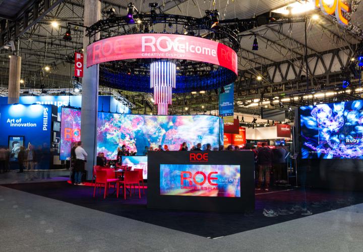 ROE Visual at the ISE Exhibition