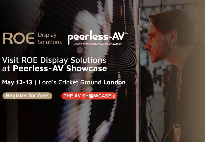 Visit ROE Visual at the Peerless AV Showcase