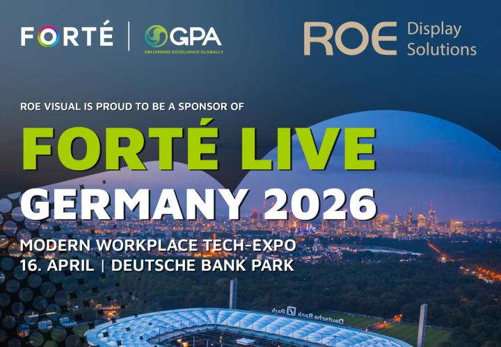 ROE Display Solutions Showcases Advanced LED Platforms for AV Integration at FORTÉ LIVE Germany