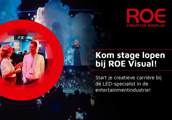 Stagevacature: Marketing & Communicatie ROE Visual