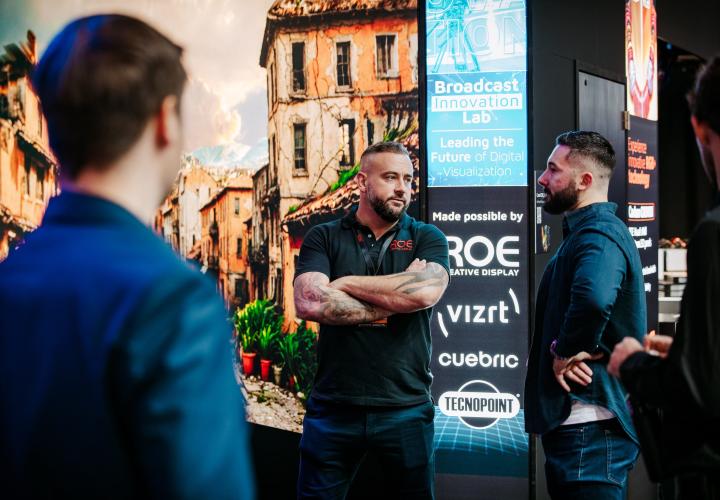 ROE Visual at the Production Futures on Tour exhibition